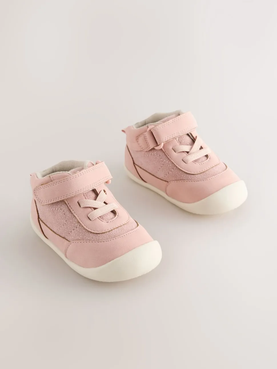 Pink Crawler High Top Trainers