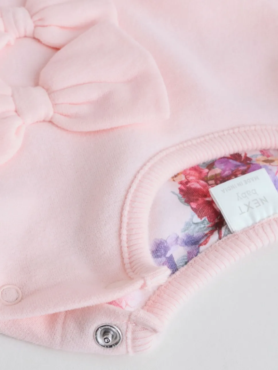 Pink/Cream Floral Baby Bow Sweaters and Leggings Set 2 Piece (0mths-2yrs)