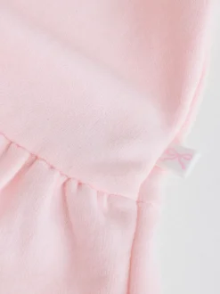 Pink/Cream Floral Baby Bow Sweaters and Leggings Set 2 Piece (0mths-2yrs)