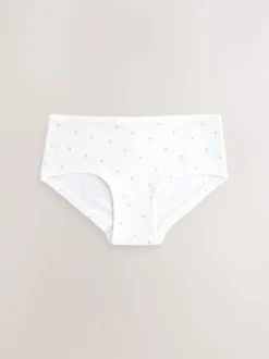 Pink/Cream Print Hipster Briefs 5 Pack (2-16yrs)