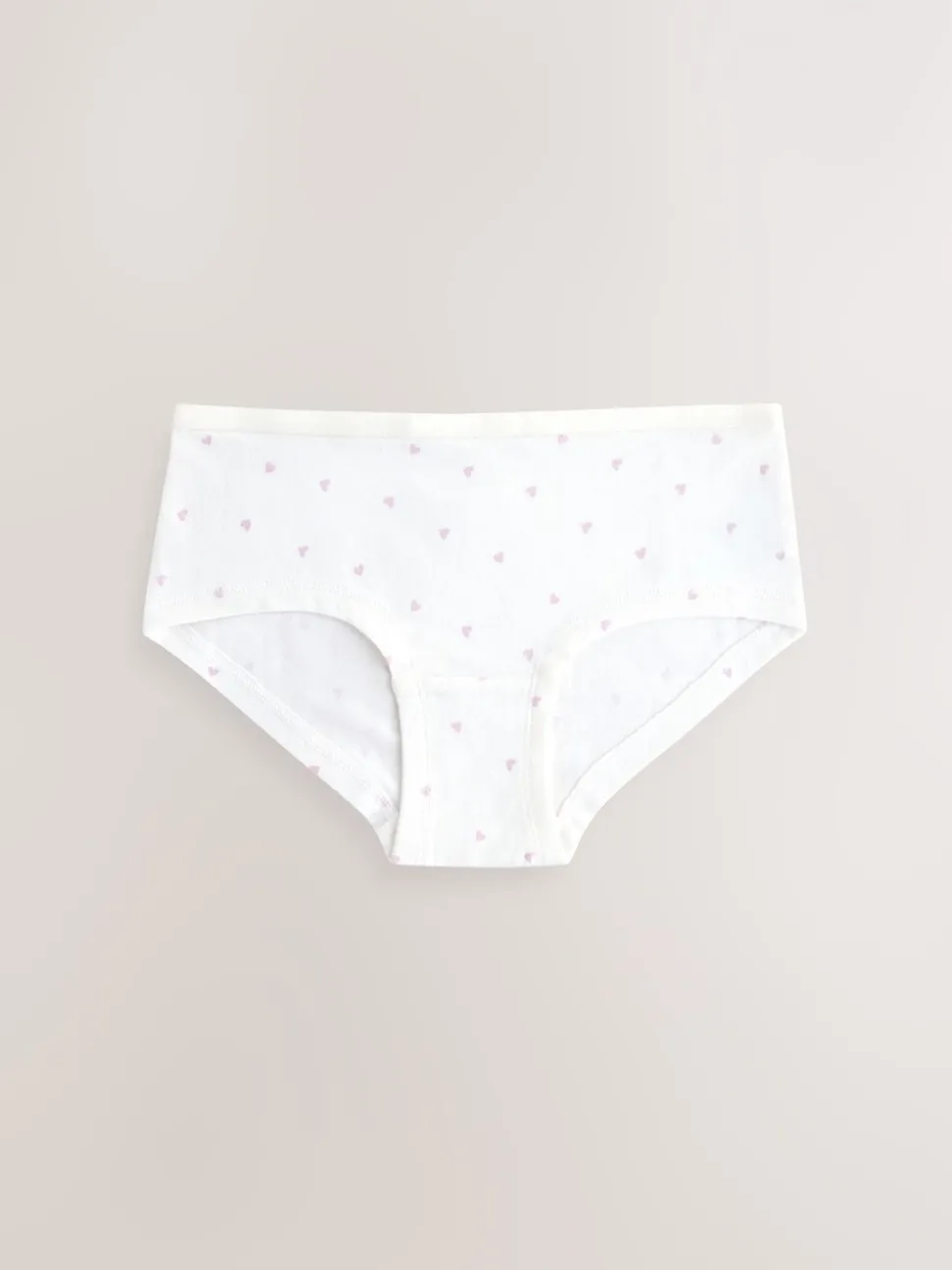 Pink/Cream Print Hipster Briefs 5 Pack (2-16yrs)