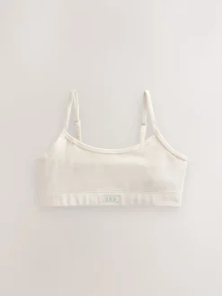 Pink/Cream Soft Touch Strappy Crop Top (5-16yrs)