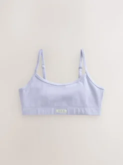Pink/Cream Soft Touch Strappy Crop Top (5-16yrs)