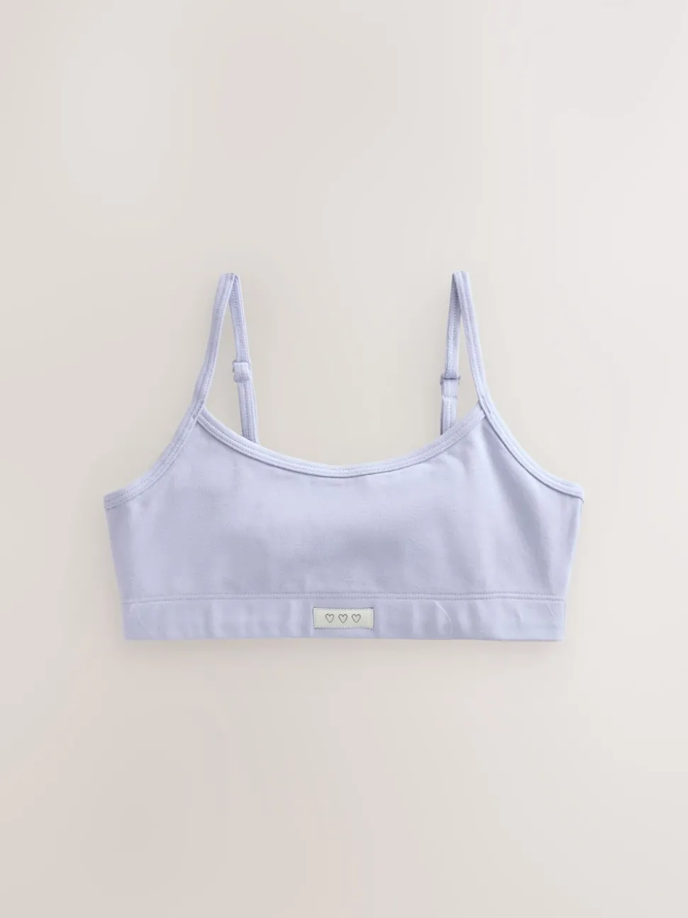 Pink/Cream Soft Touch Strappy Crop Top (5-16yrs)