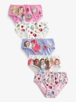 Pink Disney Princesses Briefs 5 Pack (1.5-10yrs)