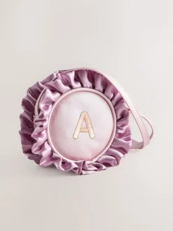Pink Frill Initial Bag