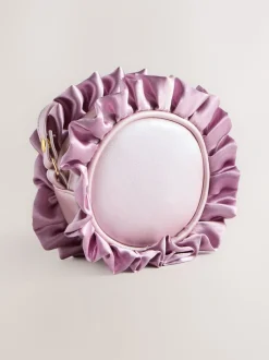 Pink Frill Initial Bag