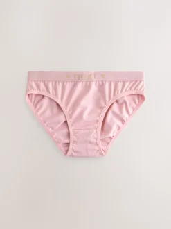 Pink/Grey Bikini Briefs 7 Pack (5-16yrs)