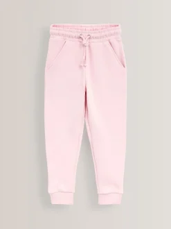 Pink/Grey/Black 3 Pack Soft Jersey Regular Fit Joggers (3-16yrs)