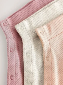 Pink/Grey 3 Pack Hip Dysplasia Baby Leggings (0-3yrs)