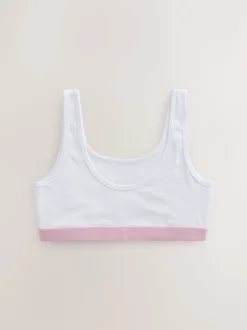 Pink/Grey Scoop Crop Tops 3 Pack (5-16yrs)