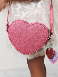 Pink Heart Cross Body Nolvetly Heart Party Bag