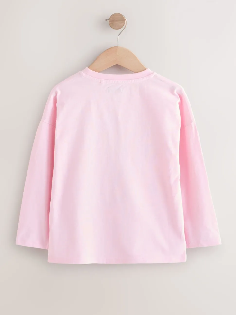 Pink Heart Long Sleeve Sequin Top (3-16yrs)