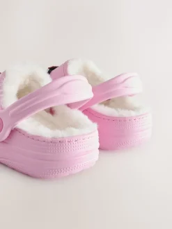Pink Heart Slipper Clogs