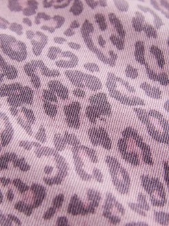 Pink Leopard Print Wide Leg Jeans (3-16yrs)