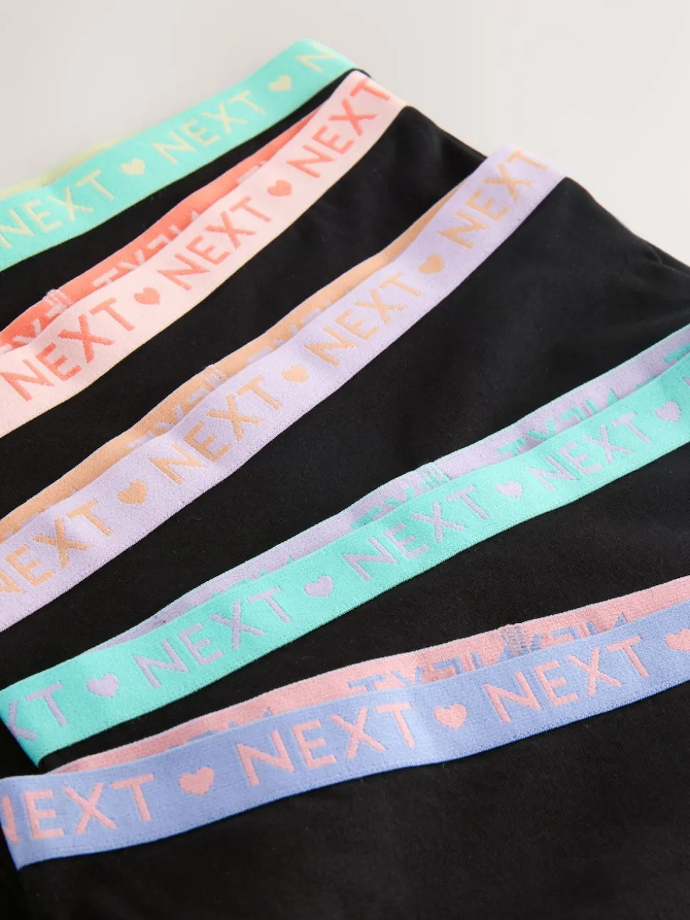 Pink/Lilac Short Briefs 5 Pack (2-16yrs)