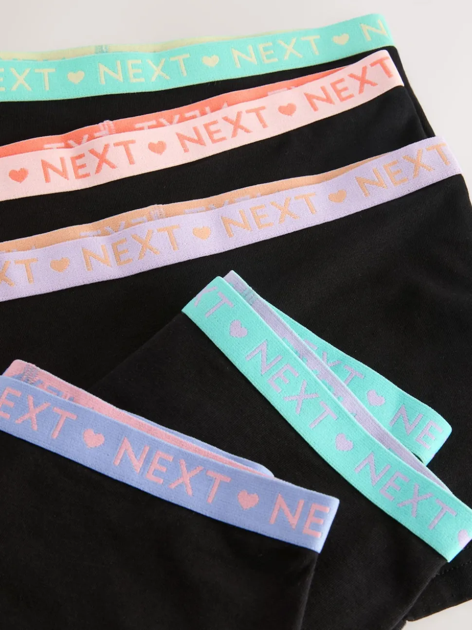 Pink/Lilac Short Briefs 5 Pack (2-16yrs)