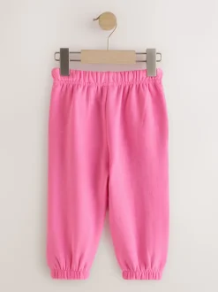 Pink/Lilac/Oatmeal 3 Pack Joggers Set (3mths-7yrs)