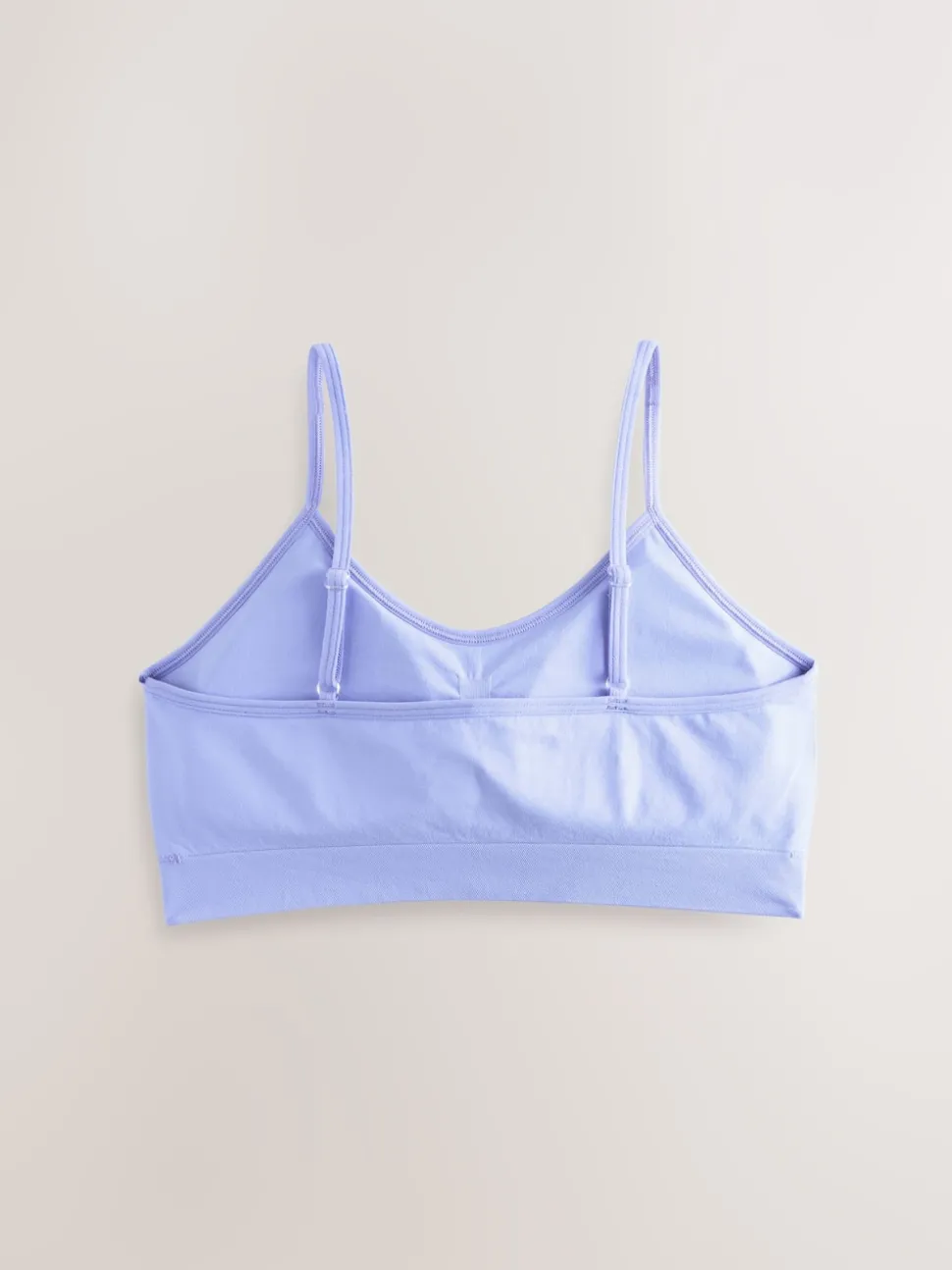 Pink/Lilac Seam Free Strappy Crop Tops 2 Pack with Removable Lightly Padded Cups (7-16yrs)