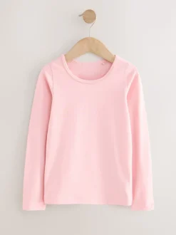 Pink Long Sleeve Vests 2 Pack (1.5-12yrs)