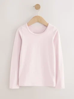 Pink Long Sleeve Vests 2 Pack (1.5-12yrs)