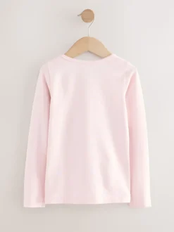 Pink Long Sleeve Vests 2 Pack (1.5-12yrs)