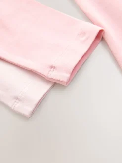 Pink Long Sleeve Vests 2 Pack (1.5-12yrs)