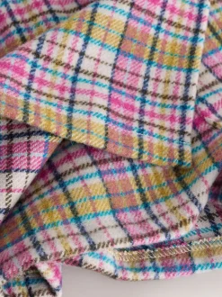 Pink/Mink Check Skirt and Tights Set (3mths-7yrs)
