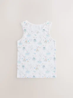Pink Mouse Printed Vests 3 Pack (1.5-16yrs)