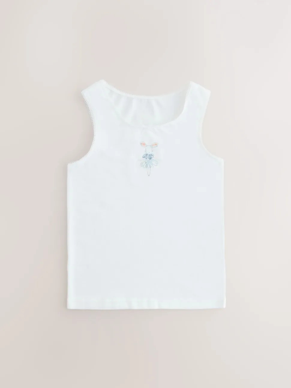 Pink Mouse Printed Vests 3 Pack (1.5-16yrs)