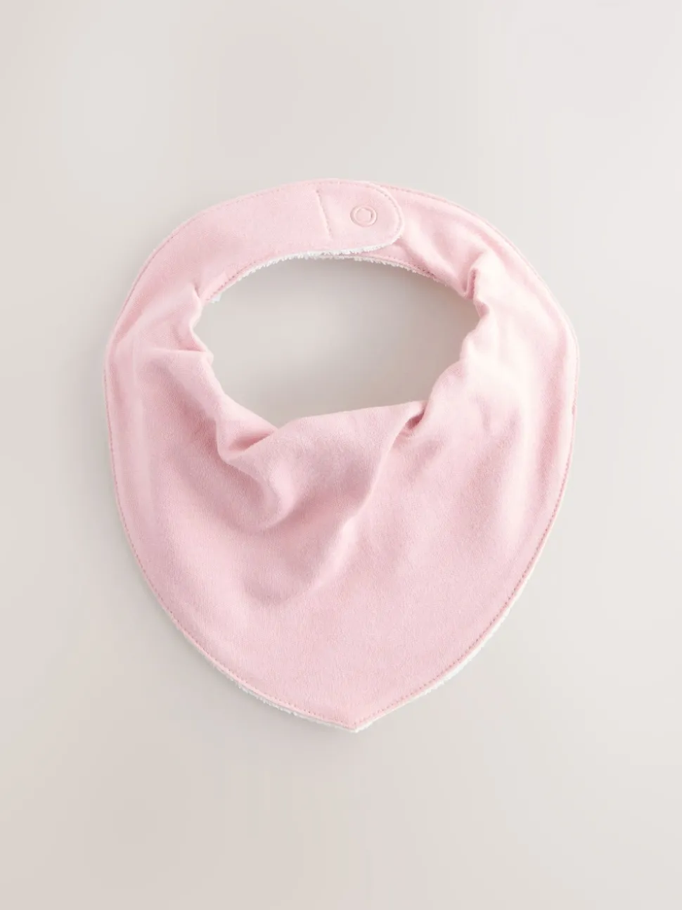 Pink 5 Pack Baby Dribble Bibs