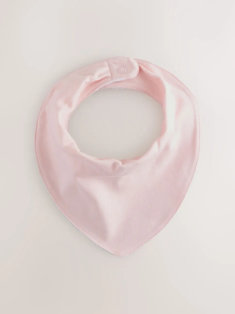 Pink 5 Pack Baby Dribble Bibs