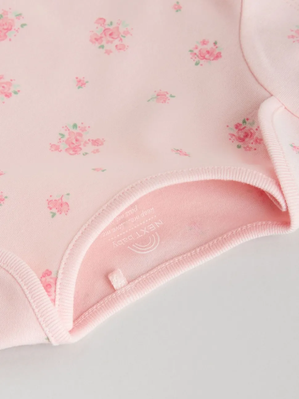 Pink 5 Pack Short Sleeve Baby Bodysuit