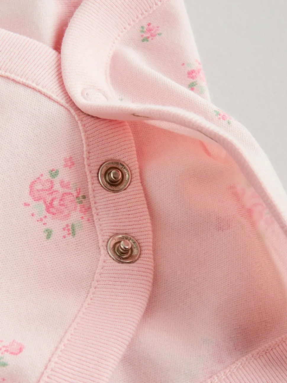 Pink 5 Pack Short Sleeve Baby Bodysuit