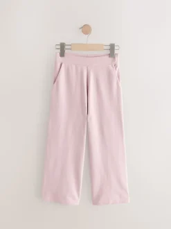 Pink 1 Pack Wide Leg Jersey Trousers (3-16yrs)