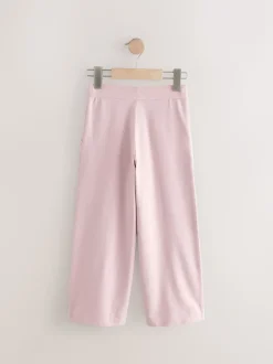 Pink 1 Pack Wide Leg Jersey Trousers (3-16yrs)