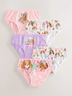 Pink Paw Patrol Briefs 5 Pack (2-8yrs)
