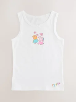 Pink Peppa Pig 3 Pack Classic Vests (1.5-8yrs)