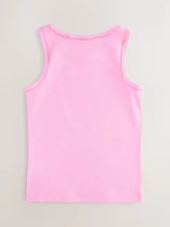 Pink Peppa Pig 3 Pack Classic Vests (1.5-8yrs)