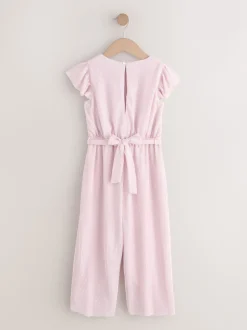 Pink Plisse Jumpsuit (3-16yrs)