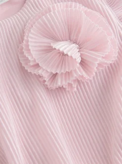Pink Plisse Jumpsuit (3-16yrs)