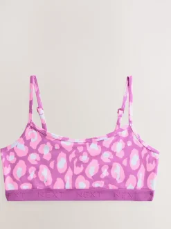 Pink/Purple Crop Tops 3 Pack (5-16yrs)