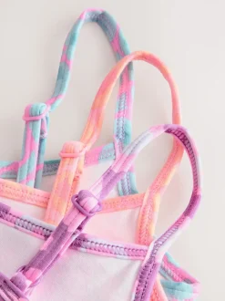 Pink/Purple Crop Tops 3 Pack (5-16yrs)