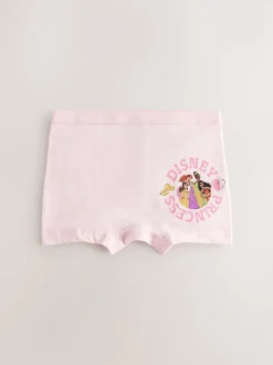 Pink/Purple Disney Princesses Shorts Briefs 5 Pack (2-12yrs)
