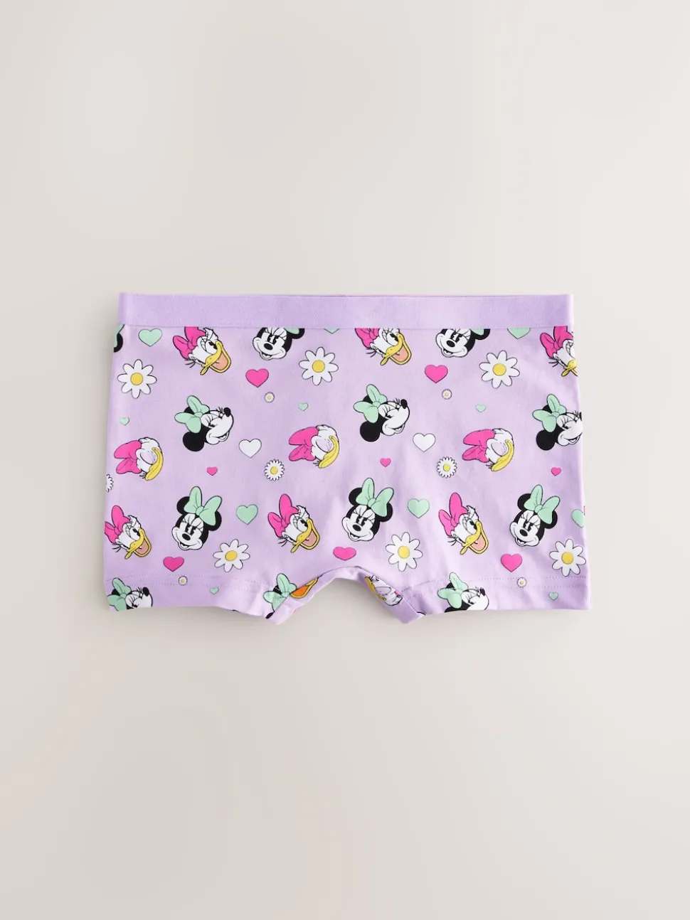 Pink/Purple Minnie Mouse Shorts 5 Pack (2-12yrs)