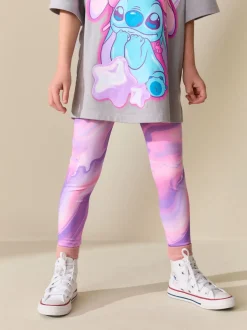 Pink/Purple Swirl Leggings (3-16yrs)