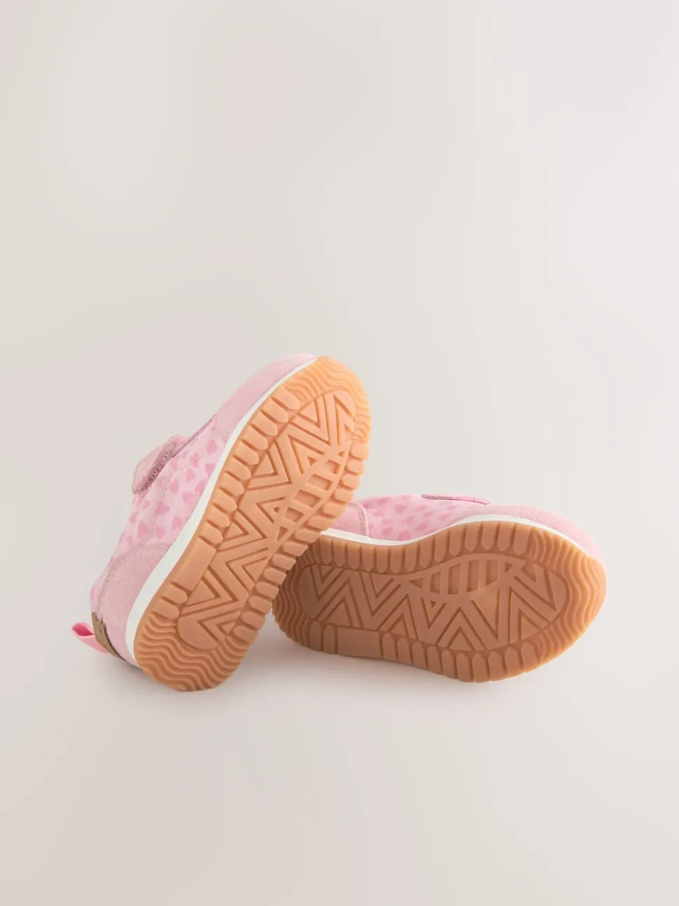 Pink/Red Standard Fit (F) First Walker Trainers