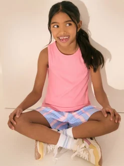 Pink Rib Vest (3-16yrs)