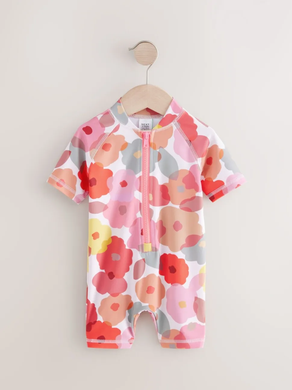 Pink/Rust Floral Sunsafe Swimsuit (3mths-10yrs)