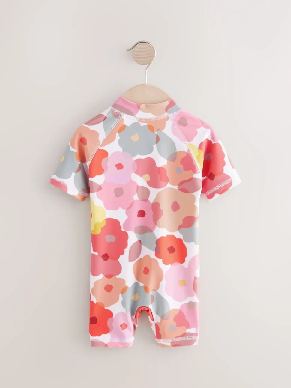 Pink/Rust Floral Sunsafe Swimsuit (3mths-10yrs)